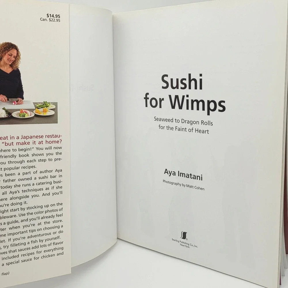 Sterling Sushi for Wimps Cookbook Aya Imatani Paperback Japanese Recipes‎ Guide